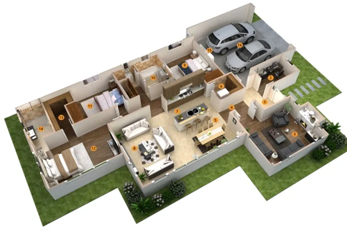 3D Dollhouse Rendering: 8 Business Benefits for Residential Developers